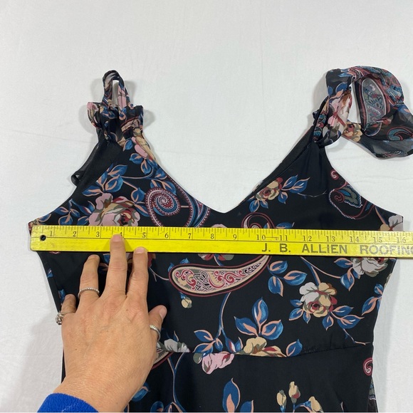 Lulu’s Dress Women’s Small Floral Maxi Full Off Shoulder Sleeveless Flowy Dress - Picture 6 of 11